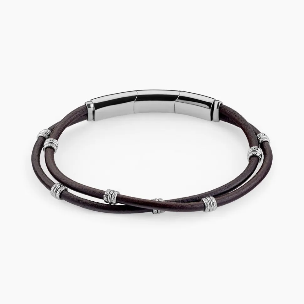 Bracelet Cuir De Vache Marron