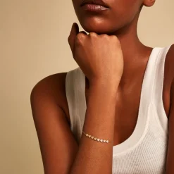 Marc Orian Bracelets Or|Bijoux Zirconium > Bracelet Dagmar Or Jaune Oxyde De Zirconium