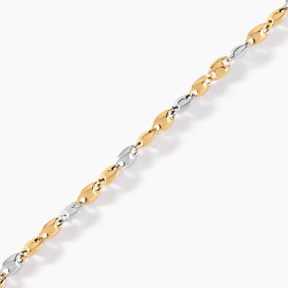 Marc Orian Bracelets Or|Bracelets Homme > Bracelet Dami Or Bicolore