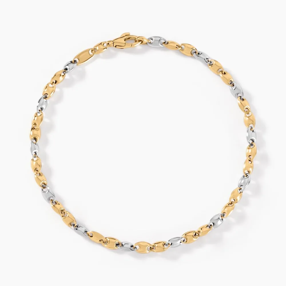 Marc Orian Bracelets Or|Bracelets Homme > Bracelet Dami Or Bicolore