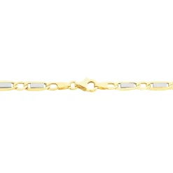 Marc Orian Bracelets Or|Bracelets Homme > Bracelet Danae Plaquette Or Bicolore