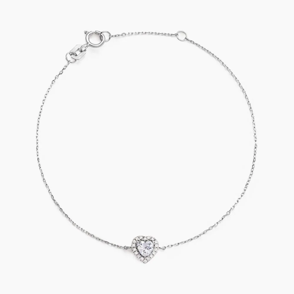 Marc Orian Bracelets Or|Bijoux Zirconium > Bracelet Dari Or Blanc Oxyde De Zirconium