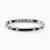 Marc Orian Bijoux Zirconium|Bracelets Homme > Bracelet Dax Acier Bicolore Oxyde De Zirconium