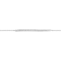 Bracelet Deniela Or Blanc Diamant