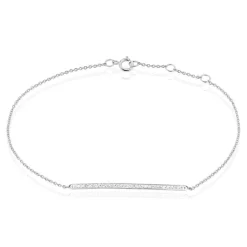 Bracelet Deniela Or Blanc Diamant