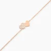 Bracelet Deven Argent Rose Oxyde De Zirconium