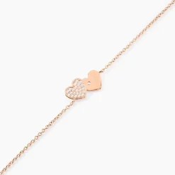 Bracelet Deven Argent Rose Oxyde De Zirconium