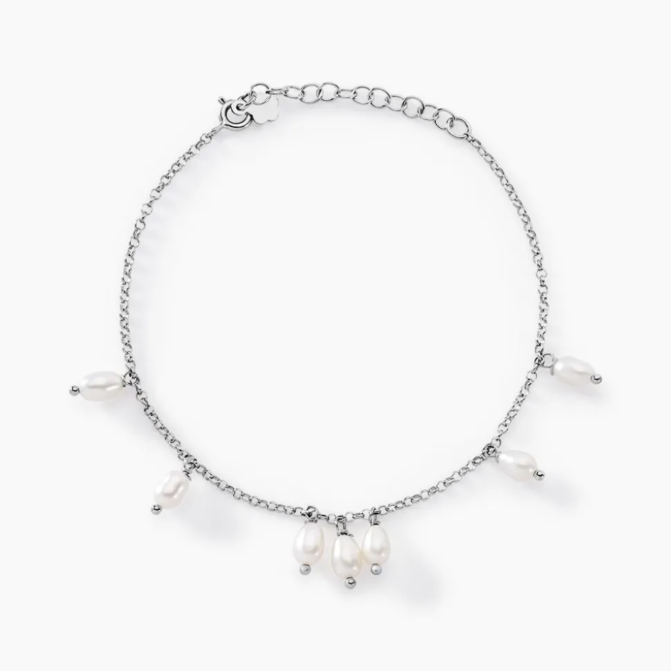 Bracelet Didem Argent Blanc Perle De Culture