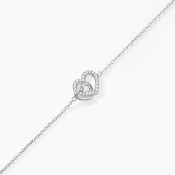 Bracelet Donatiane Argent Blanc Oxyde De Zirconium