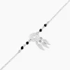 Marc Orian Bracelets|Idées Cadeaux Femme > Bracelet Dream Catcher Argent Blanc Pierre De Synthese