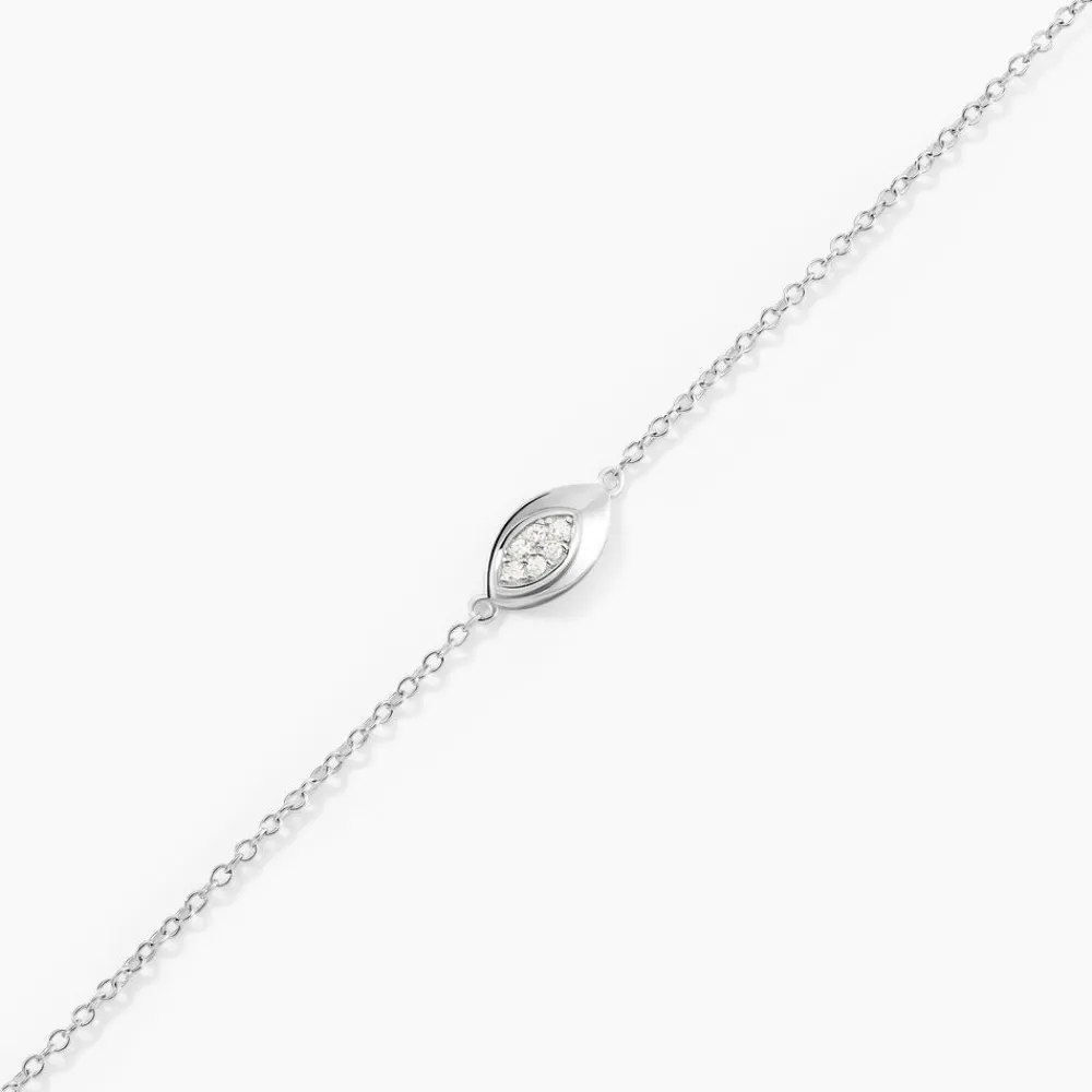 Marc Orian Bijoux Zirconium|Bracelets > Bracelet Duchesse De Zirconium argent blanc oxyde