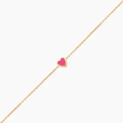 Bracelet Dulcie Coeur Or Jaune Nacre