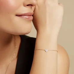 Marc Orian Bracelets Or|Bijoux Zirconium > Bracelet Eclat D'amour Or Jaune Oxyde De Zirconium
