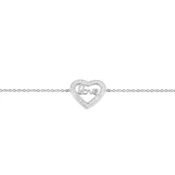 Marc Orian Bijoux Zirconium|Bracelets Chaînes > Bracelet Elansa Argent Blanc Oxyde De Zirconium