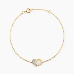 Bracelet Eliana Or Jaune Oxyde De Zirconium