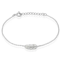 Bracelet Elies Argent Blanc Oxyde De Zirconium