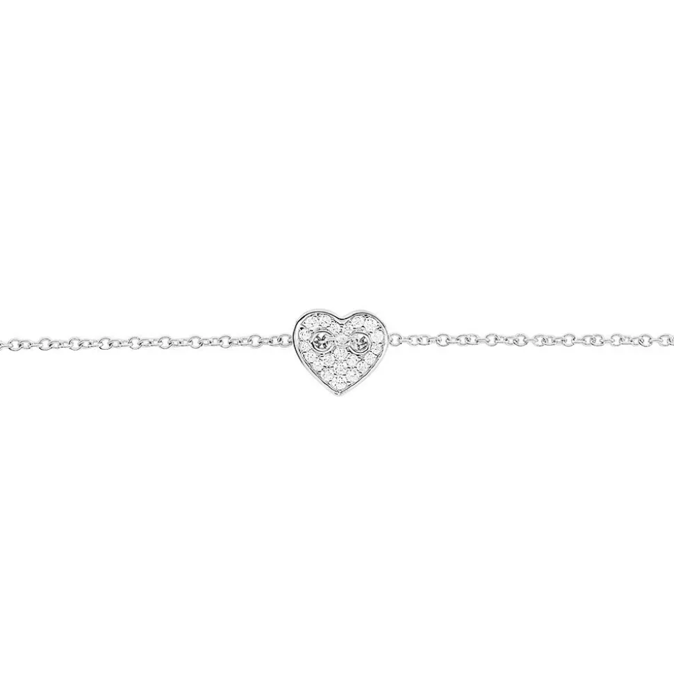 Bracelet Eliza Argent Blanc Oxyde De Zirconium