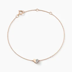 Bracelet Emilia Or Rose Diamant