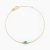 Marc Orian Bracelets Or|Bijoux Émeraude > Bracelet Emotion Or Jaune Emeraude Diamant