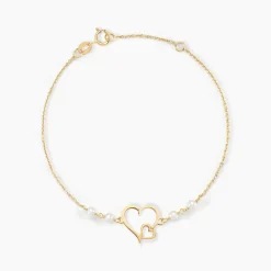 Bracelet Eri Or Jaune Perle De Culture