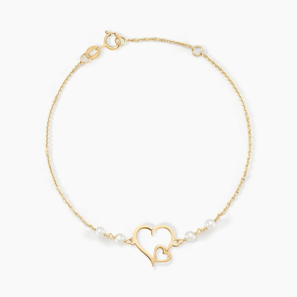 Bracelet Eri Or Jaune Perle De Culture