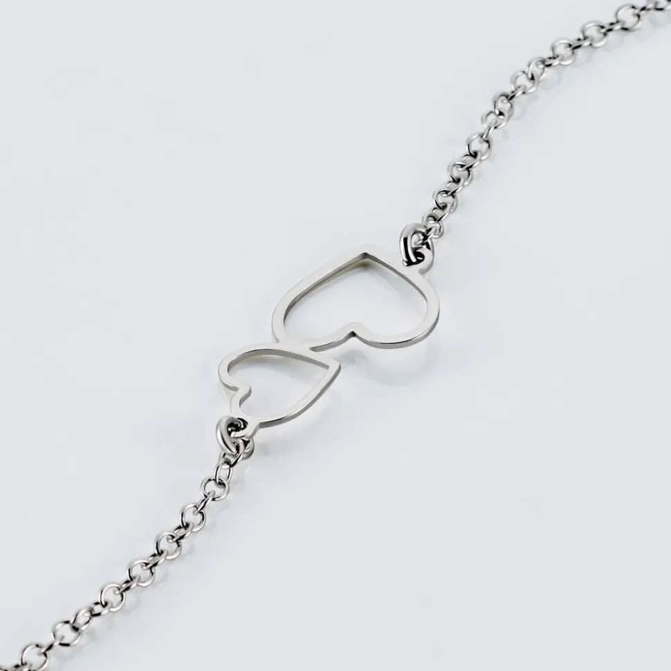 Bracelet Estina Argent Blanc
