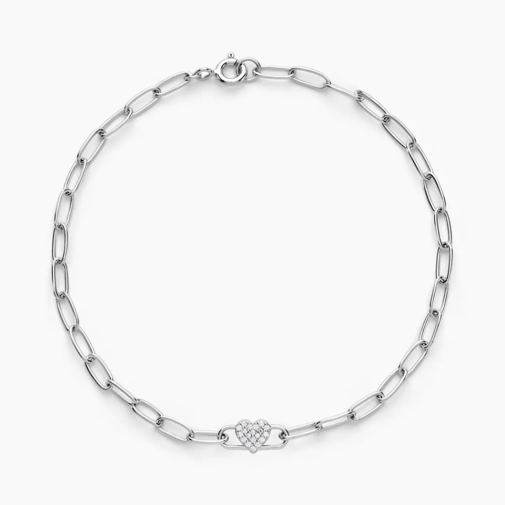 Marc Orian Bijoux Zirconium|Bracelets > Bracelet Eternity Argent Blanc Oxyde De Zirconium
