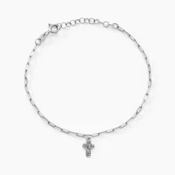 Bracelet Etincelante Argent Blanc