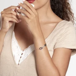 Marc Orian Bracelets|Idées Cadeaux Femme > Bracelet Eulalie Argent Blanc Céramique Et Oxyde De Zirconium
