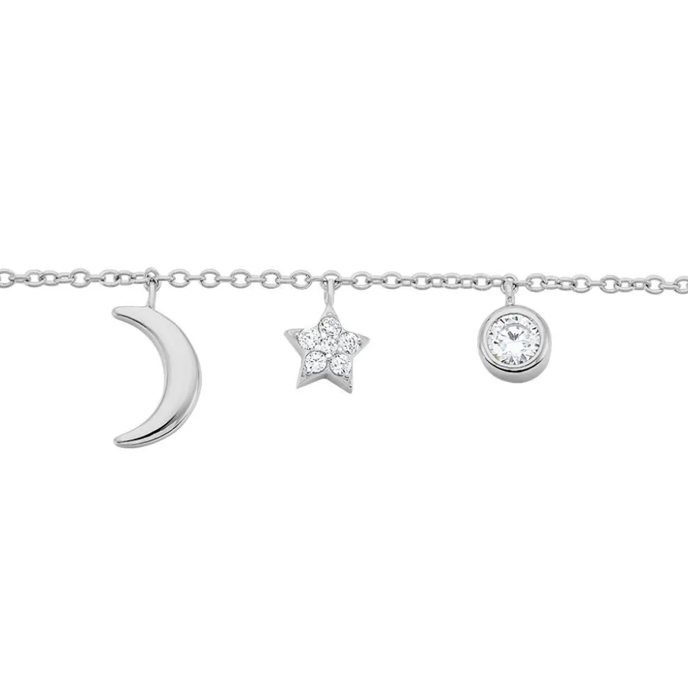 Bracelet Feeria Argent Blanc Oxyde De Zirconium