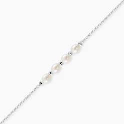 Bracelet Flawless Argent Blanc Perle De Culture