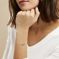 Marc Orian Bracelets|Idées Cadeaux Femme > Bracelet Franz Argent Blanc Cristaux De Swarovski argent blanc cristaux de swarovski bleu