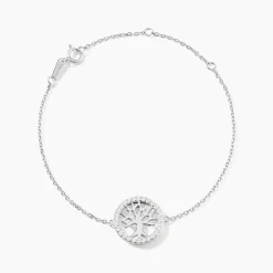Marc Orian Bijoux Zirconium|Bijoux Arbre De Vie > Bracelet Galla Argent Blanc Oxyde De Zirconium