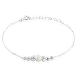 Bracelet Giambattista Argent Blanc Perle De Culture Oxyde De Zirconium