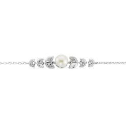 Bracelet Giambattista Argent Blanc Perle De Culture Oxyde De Zirconium