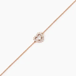 Marc Orian Bijoux Zirconium|Bracelets > Bracelet Gino Argent Rose Oxyde De Zirconium