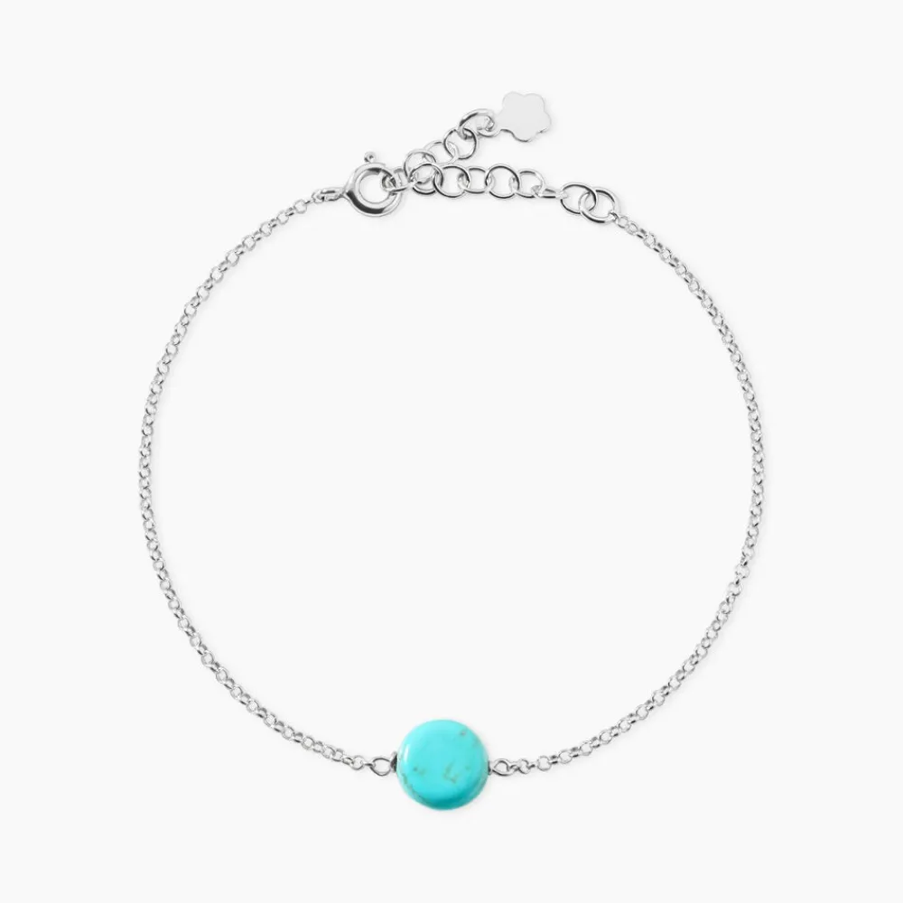 Marc Orian Bracelets|Idées Cadeaux Femme > Bracelet Graziana Argent Blanc Turquoise