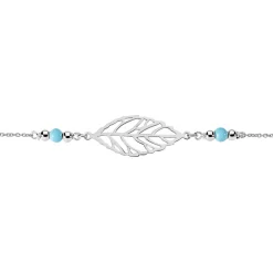 Marc Orian Bracelets|Idées Cadeaux Femme > Bracelet Grethel Argent Blanc Turquoise