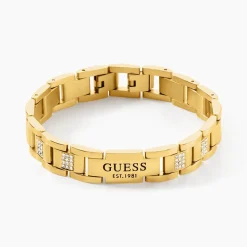Bracelet Guess Frontiers Acier Jaune Oxyde De Zirconium