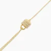 Bracelet Guess My Secret Acier Jaune Oxyde De Zirconium