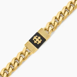 Bracelet Guess Rebel Moon Acier Jaune