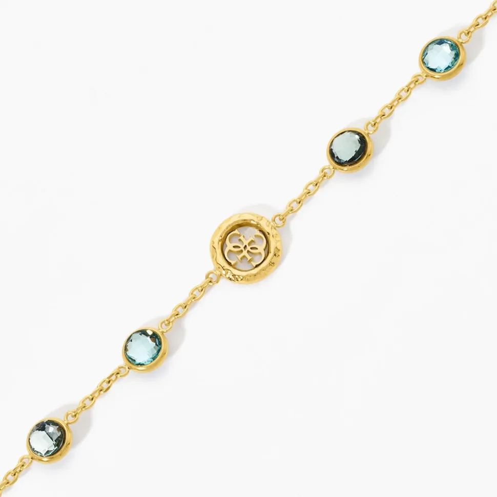 Bracelet Guess Tiny Dancer Acier Jaune Oxyde De Zirconium