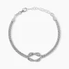 Marc Orian Bracelets|Idées Cadeaux Femme > Bracelet Haria Argent Blanc