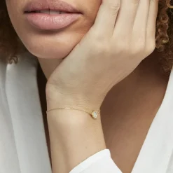 Marc Orian Bracelets|Idées Cadeaux Femme > Bracelet Heida Or Jaune Amazonite or jaune amazonite azur