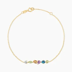 Marc Orian Bracelets Or|Anniversaire De Mariage > Bracelet Hortense Or Jaune Topaze Péridot