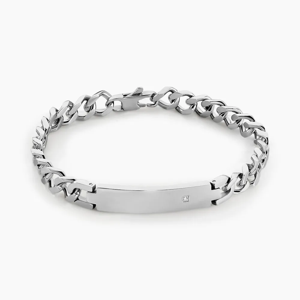 Marc Orian Bracelets Homme|Bracelets Acier Inoxydable > Bracelet Hugo Acier Blanc