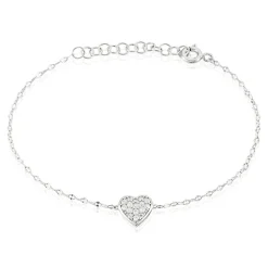 Bracelet Idan Argent Blanc Oxyde De Zirconium