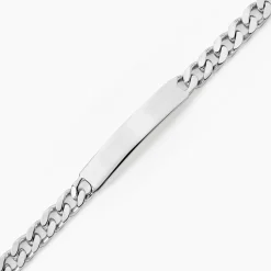 Bracelet Identité Argent Blanc Casper