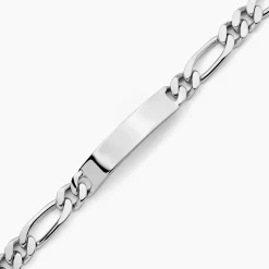 Marc Orian Gourmettes Argent|Bracelets Homme > Bracelet Identité Argent Blanc Vila