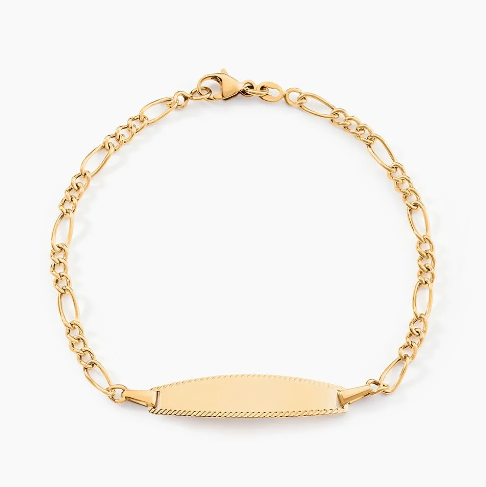 Bracelet Identité Bartolomee Or Jaune